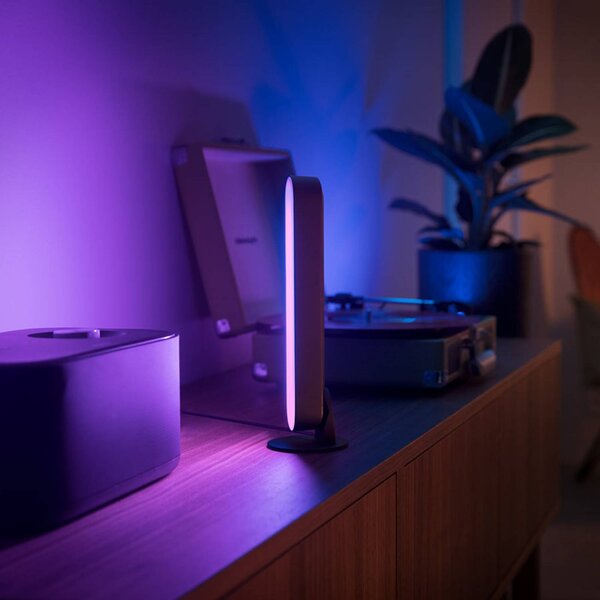 Philips Hue Play Lightbar dupla csomag, fekete, dimmelhető, Fekete, Nappali / Étkező, Műanyag, Modern