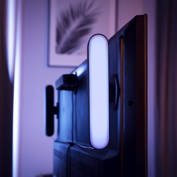 Philips Hue Play Lightbar dupla csomag, fekete, dimmelhető, Fekete, Nappali / Étkező, Műanyag, Modern