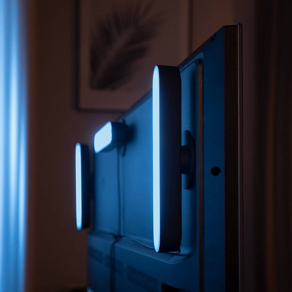 Philips Hue Play Lightbar dupla csomag, fekete, dimmelhető, Fekete, Nappali / Étkező, Műanyag, Modern