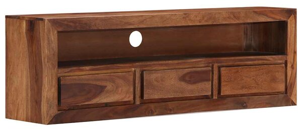 Tömör akácfából TV-szekrény 120 x 30 x 40 cm