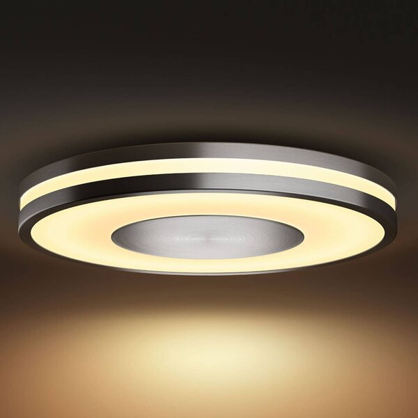 Philips Hue White Ambiance mennyezeti lámpa alu, dimmelhető, Alu / szürke / cink, Nappali / Étkező, Alumínium, Modern