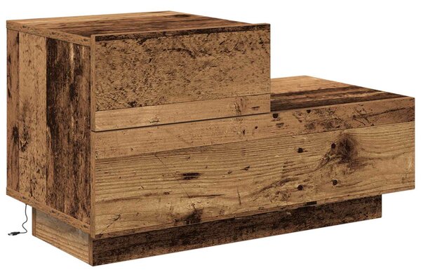 Éjjeliszekrény Öreg fa 70 x 36 x 40,5 cm Szerelt Fa