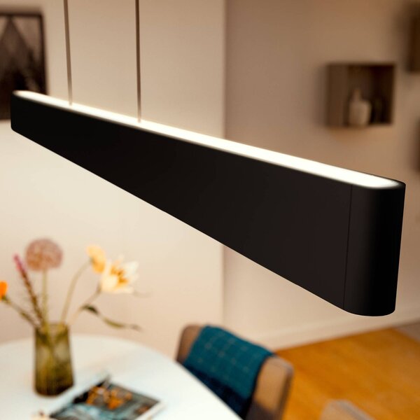 Philips Hue Ensis függő lámpa, WACA, fekete, dimmelhető, Fekete, Nappali / Étkező, Alumínium, Modern