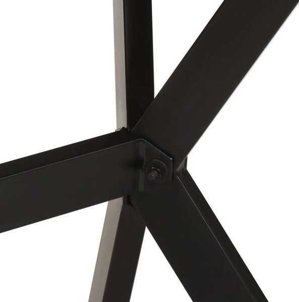 Mangófa Étkezőasztal - Ipari Stílus - 110x55x75 cm