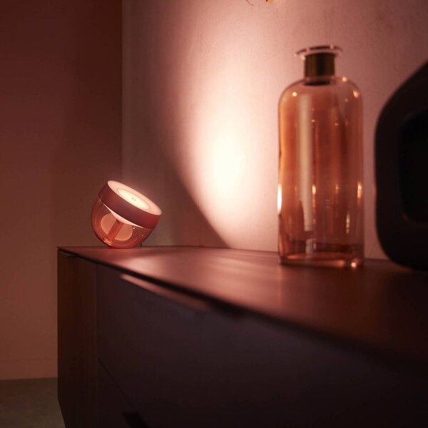Philips Hue Iris WACA LED asztali lámpa, réz, dimmelhető, Réz, Nappali / Étkező, Műanyag, Modern