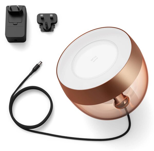 Philips Hue Iris WACA LED asztali lámpa, réz, dimmelhető, Réz, Nappali / Étkező, Műanyag, Modern