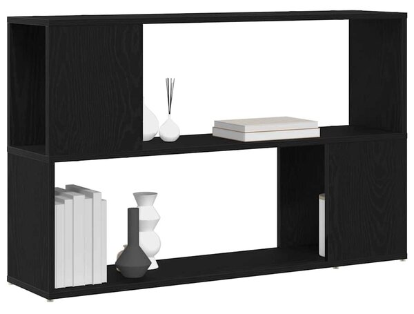 TV szekrény garnitúra 100 x 24 x 63 cm Fekete Szerelt Fa