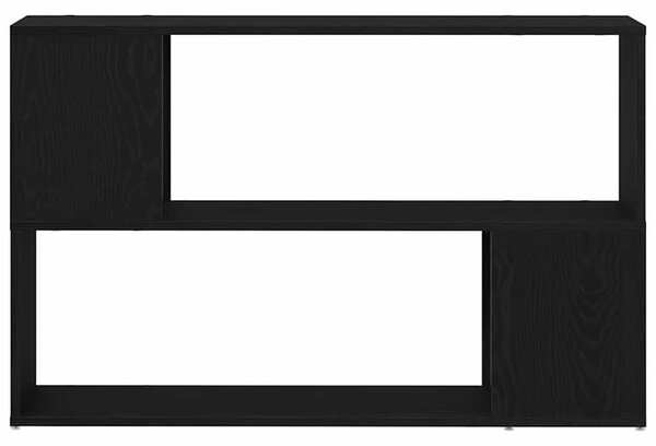 TV szekrény garnitúra 100 x 24 x 63 cm Fekete Szerelt Fa
