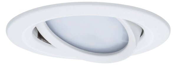 Paulmann Coin Slim LED beép. l. IP23 feh. 3 db-os, dimmelhető, Fehér / opál, Nappali / Étkező, Alumínium