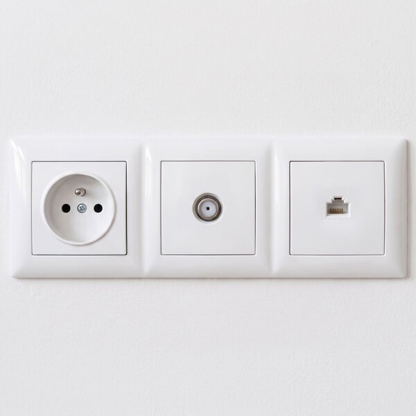RJ45 Csatlakozóaljzat OSTE JNH010-S WHITE