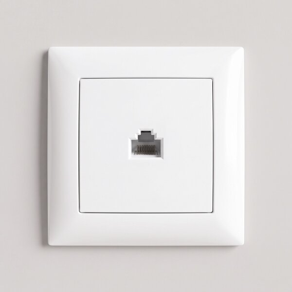 RJ45 Csatlakozóaljzat OSTE JNH010-S WHITE
