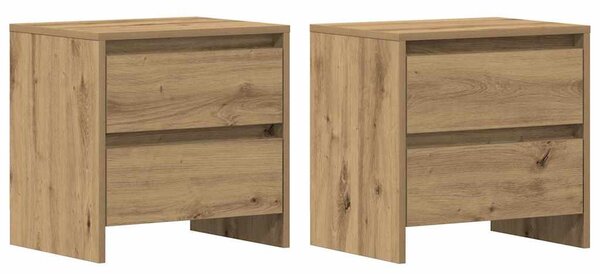 Éjjeliszekrény 2 db Artisan tölgy 45 x 34 x 44,5 cm Szerelt Fa