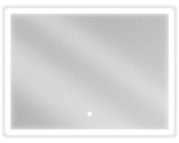 Mexen Navia, LED fürdoszobai tükör háttérvilágítással 80 x 60 cm, 6000K, páramentes, 9803-080-060-611-00