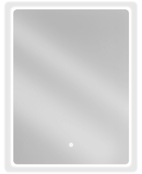 Mexen Sun, LED fürdoszobai tükör háttérvilágítással 60x80 cm, 6000K, páramentes, 9807-060-080-611-00