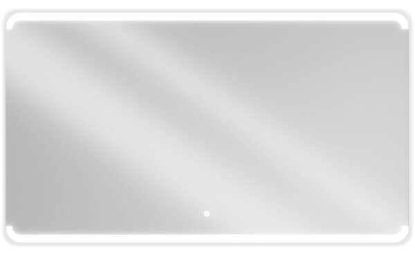 Mexen Nida, LED fürdoszobai tükör háttérvilágítással 140x080 cm, 6000K, páramentes, 9806-140-080-611-00