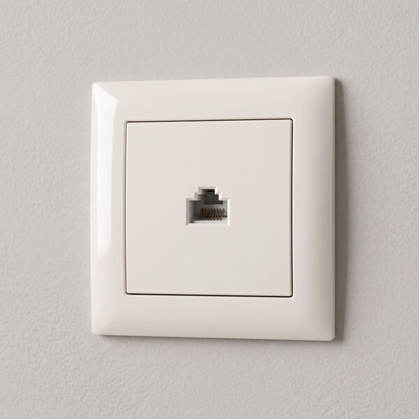 RJ45 Csatlakozóaljzat Kerettel OSTE JNH010-S BEIGE
