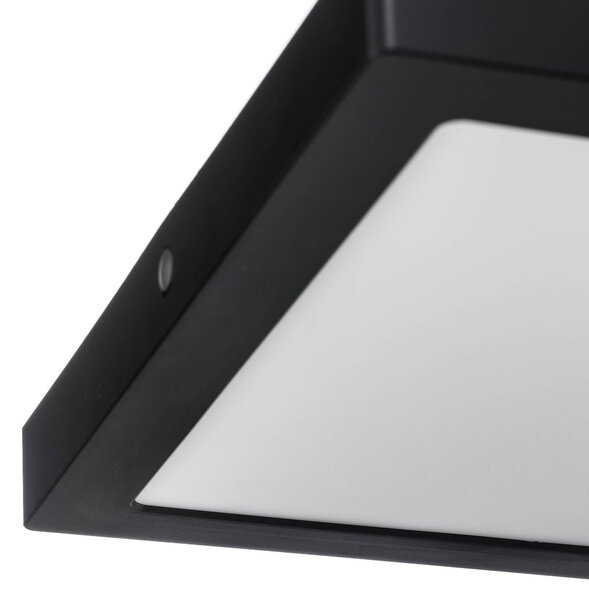 Paulmann Abia LED panel 30x30cm 2700K fekete, Fekete, Nappali / Étkező, Műanyag, Modern