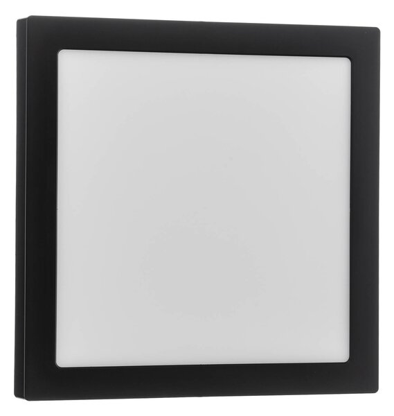 Paulmann Abia LED panel 30x30cm 2700K fekete, Fekete, Nappali / Étkező, Műanyag, Modern