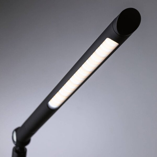 Paulmann FlexBar LED íróasztal lámpa, fekete, 36 cm, CCT, dimmelhető, Fekete, Dolgozószoba / Iroda, Alumínium, Modern