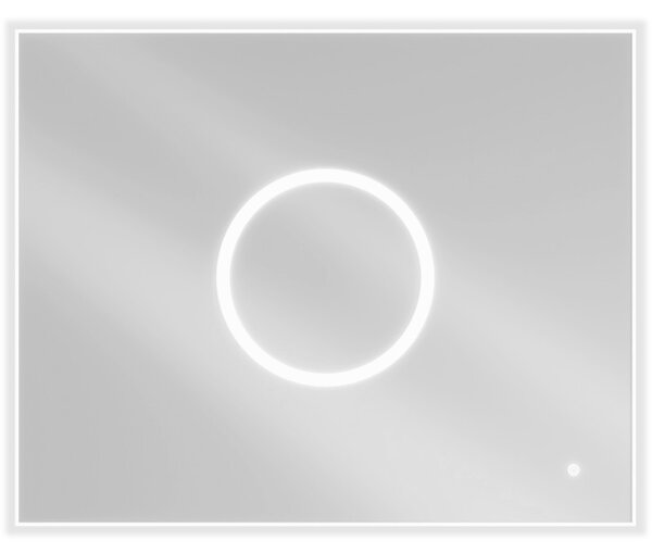 Mexen Koga, LED fürdoszobai tükör háttérvilágítással 100 x 80 cm, 6000K, páramentesíto, 9821-100-080-611-00
