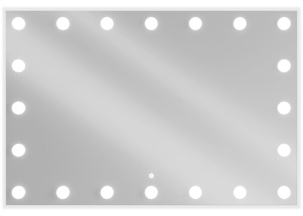 Mexen Dona, LED fürdoszobai tükör háttérvilágítással 100 x 80 cm, 6000K, páramentes, 9818-100-080-611-00