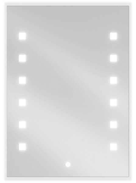 Mexen Ner, LED fürdoszobai tükör háttérvilágítással 50x70 cm, 6000K, páramentes, 9809-050-070-611-00