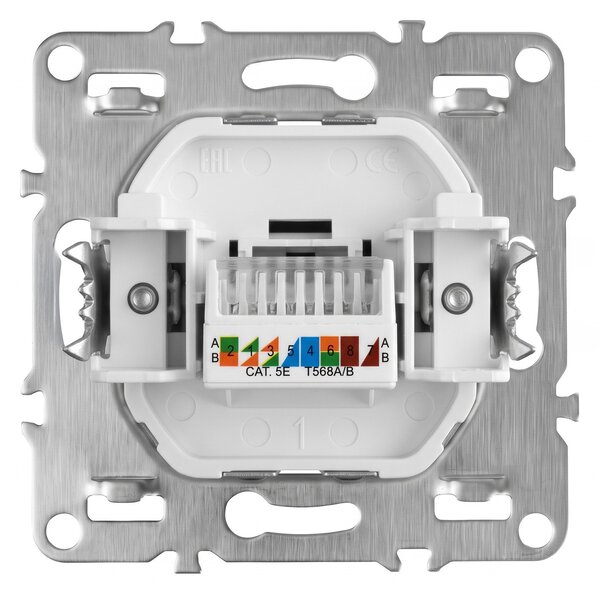 RJ45 Csatlakozóaljzat OSTE JNH010-S BLACK