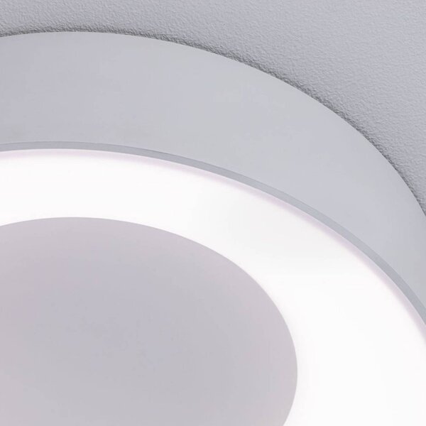 Paulmann HomeSpa Casca LED mennyezeti lámpa, átmérő 30 cm, fehér, dimmelhető, Fehér / opál, Fürdőszoba, fém, Modern