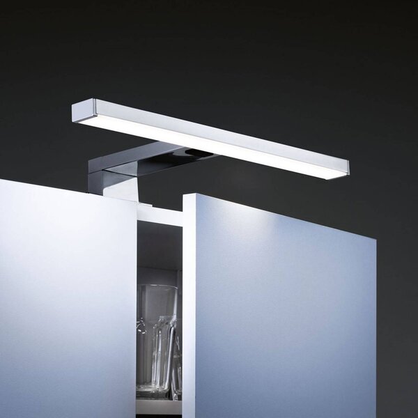 Paulmann HomeSpa Selo LED tükörvilágítás, CCT, Króm / ezüst, Fürdőszoba, Alumínium, Modern