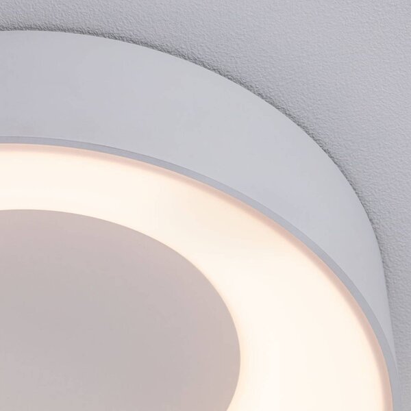 Paulmann HomeSpa Casca LED mennyezeti lámpa, átmérő 30 cm, fehér, dimmelhető, Fehér / opál, Fürdőszoba, fém, Modern