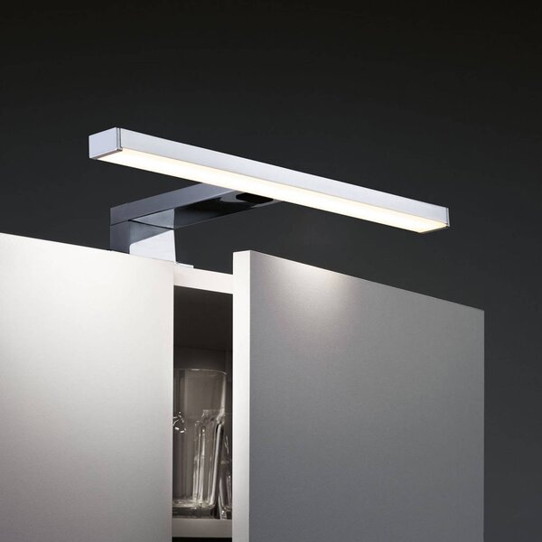 Paulmann HomeSpa Selo LED tükörvilágítás, CCT, Króm / ezüst, Fürdőszoba, Alumínium, Modern