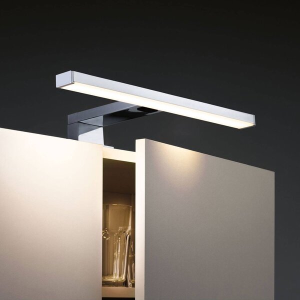 Paulmann HomeSpa Selo LED tükörvilágítás, CCT, Króm / ezüst, Fürdőszoba, Alumínium, Modern