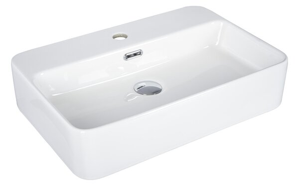 Eros TRUST 2 - PULTRA ültethető - Top Counter - porcelán mosdó - 55 x 38 cm