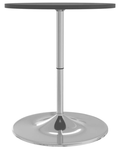 VidaXL Bárasztal - Fekete Fa - Állítható Magasság - 60cm