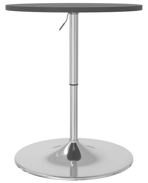 VidaXL Bárasztal - Fekete Fa - Állítható Magasság - 60cm
