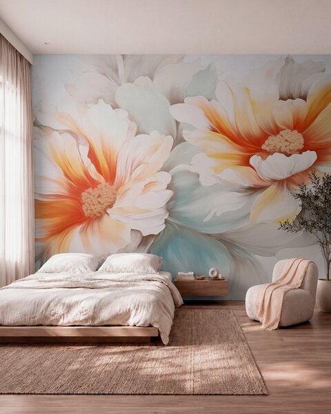 Fotótapéta Fantázia virágok, Fotótapéta virágok és növények, Fotótapéta virágok nagy, w05941 : Uwalls.hu