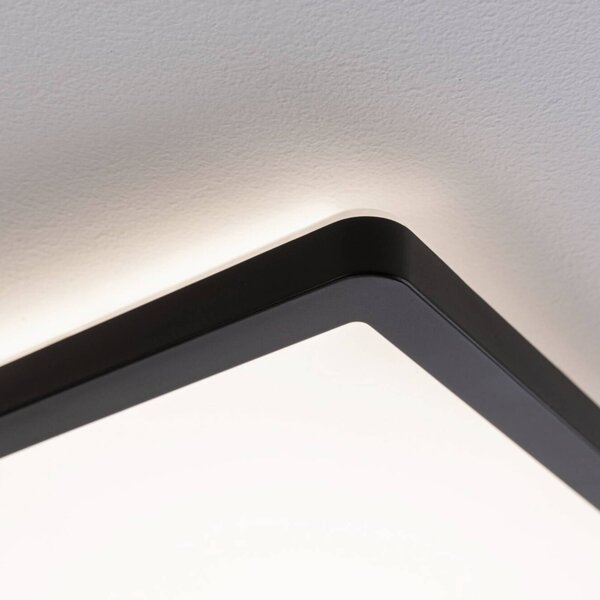 Paulmann Atria Shine Panel 3-step fekete 830 42x42, dimmelhető, Fekete, Nappali / Étkező, Műanyag, Modern