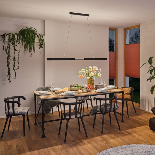 Paulmann Aptare LED lógó lámpa, fekete, 2700 K, okos, dimmelhető, dimmelhető, Fekete, Nappali / Étkező, fém, Modern