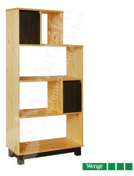 Lexa Fenyő Polc - 2 Polcos - 80x155x30 cm