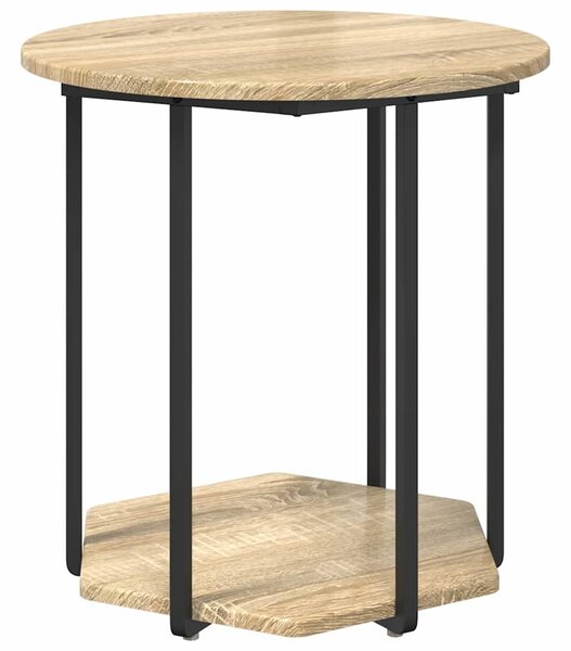Kisasztal készlet 2 db Barna 50 x 50 x 50,5 cm