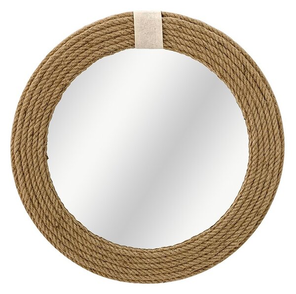 Fali tükör, Rope 20767, natúr, 60x2x60cm