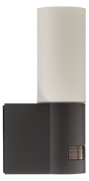 STEINEL L 605 S LED kültéri fali lámpa szenzorIP44, Fekete, Alumínium, Modern
