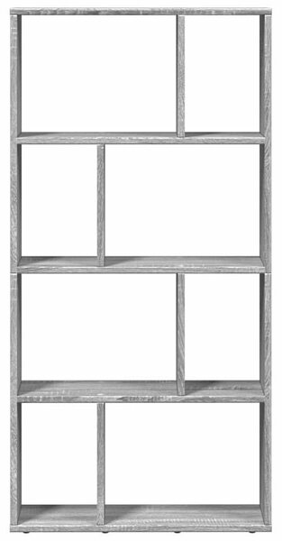 Szürke sonoma színű szerelt fa könyvespolc 60 x 20 x 120,5 cm