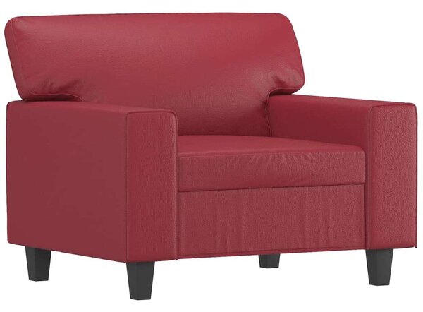 VidaXL bordó műbőr kanapéfotel 60 cm