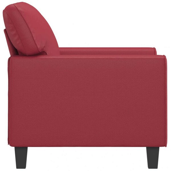VidaXL bordó műbőr kanapéfotel 60 cm