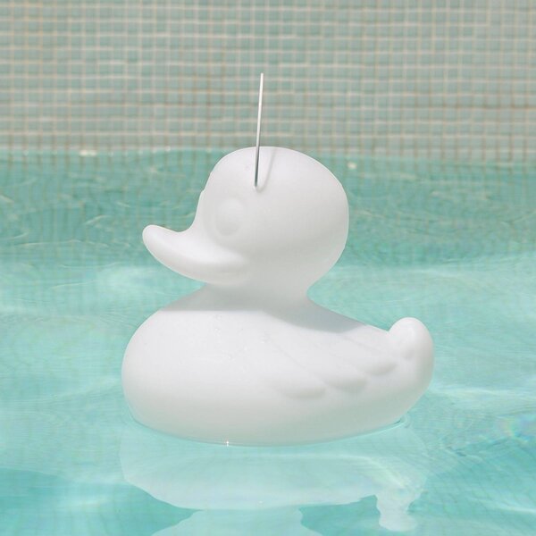 Goodnight Light LED-es design lámpa DUCK-DUCK S kültéri használatra, fehér színben, dimmelhető, Fehér / opál, Műanyag, Dizájn