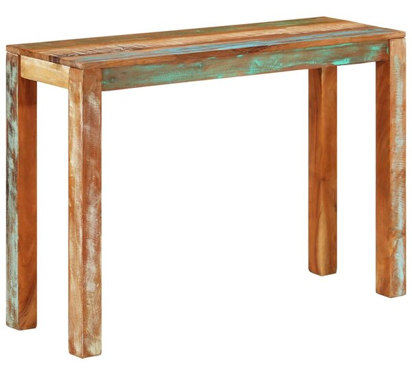 Tömör újrahasznosított fa tálalóasztal 110 x 35 x 76 cm