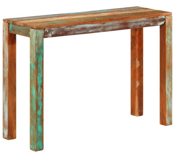 Tömör újrahasznosított fa tálalóasztal 110 x 35 x 76 cm