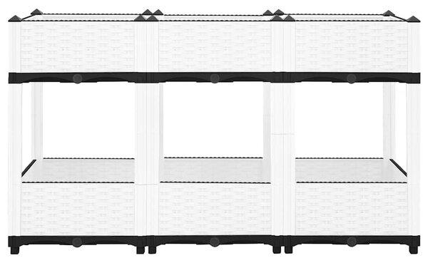 Polipropilén magaságyás 120 x 40 x 71 cm