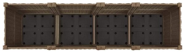 Polipropilén magaságyás 160 x 40 x 38 cm